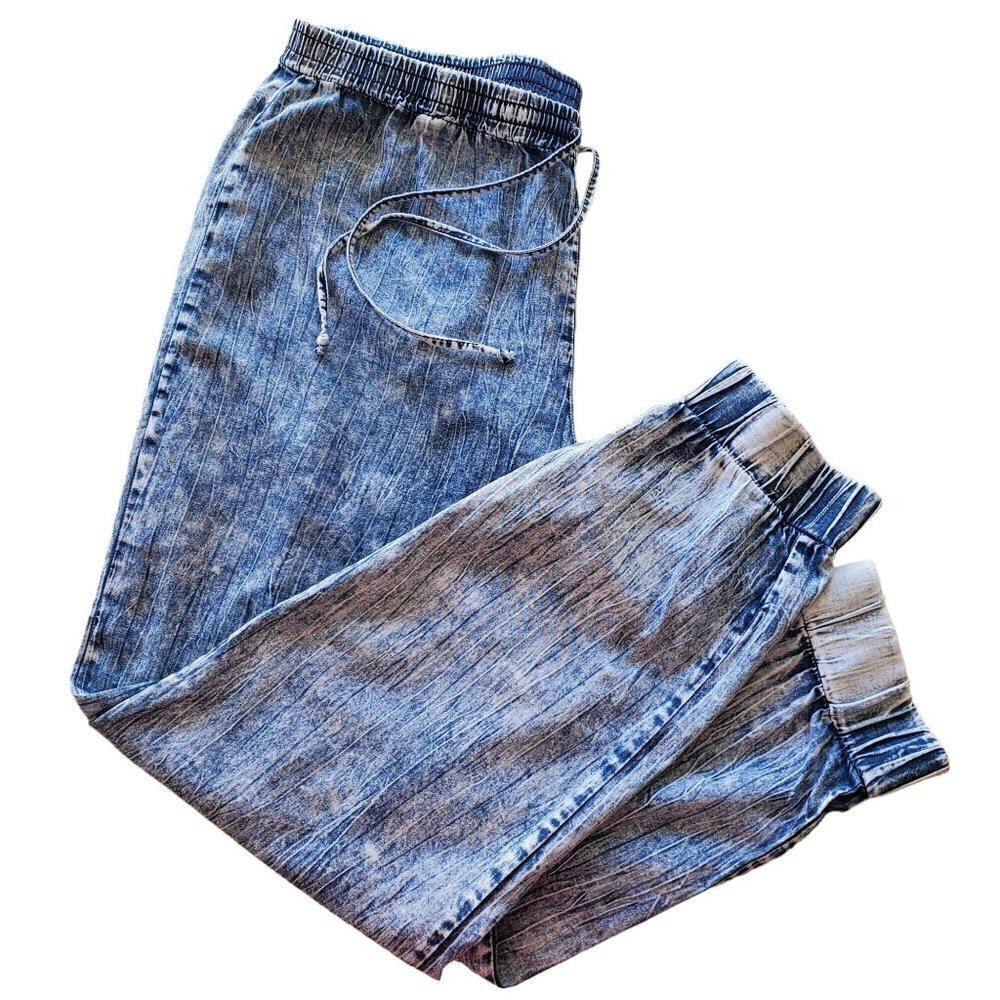 ACID WASH JOGGERS SIZE LARGE